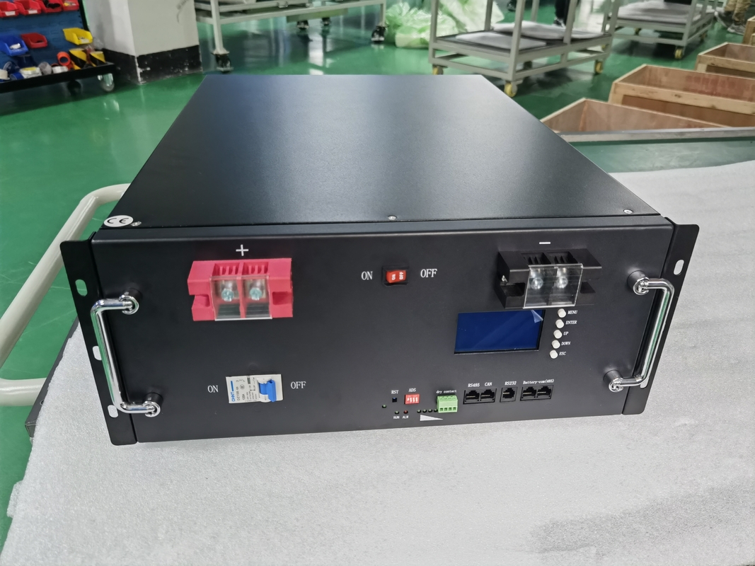 RJ TECH 5.12kwh Rack battery 48v 100Ah Lithium LFP 5U Rack battery for UPS Telecom
