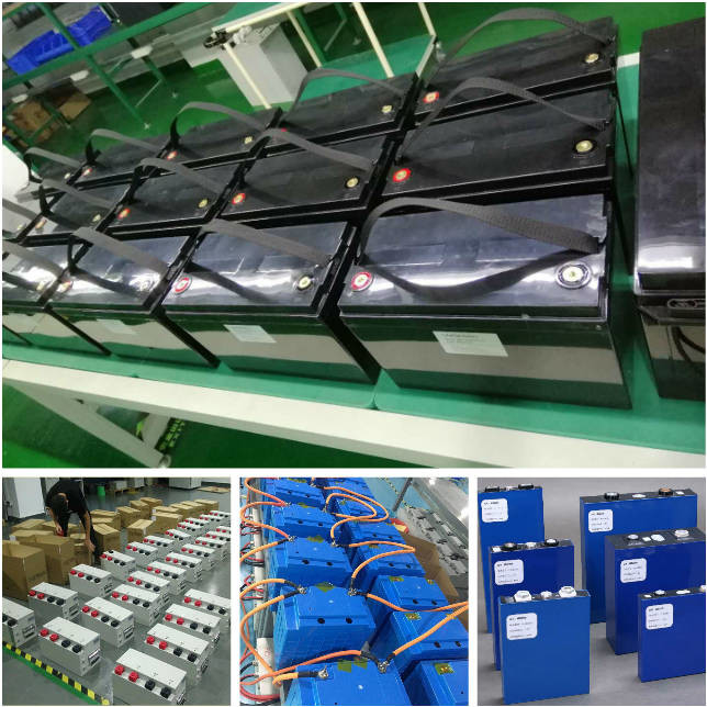 lithium iron battery 12V -96V, 10Ah -1000Ah Deep cycle lighter weight for Electric golf car sweeping robot